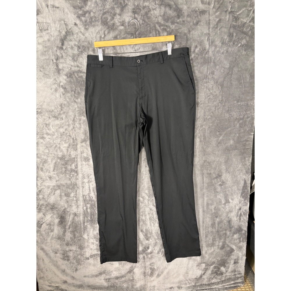 Nike Golf Dri-FIT Pants Mens 37x29 Black Flat Front Performance Trousers